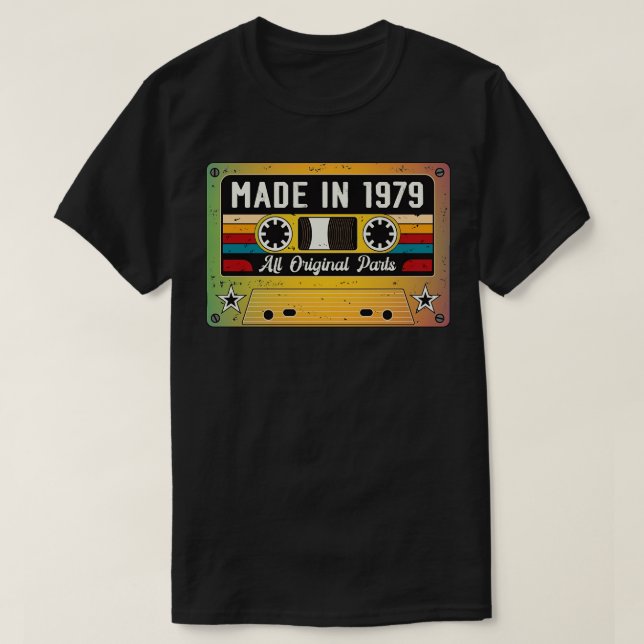 Made in 1979 T-Shirt (Design vorne)