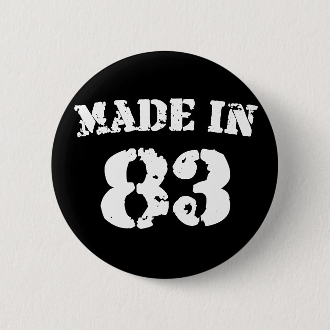 Made in 1983 button (Vorderseite)