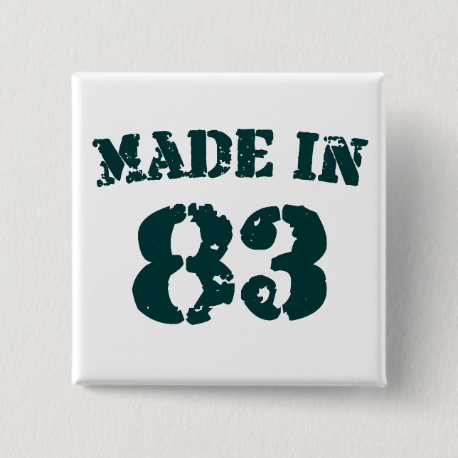 Made in 1983 button (Vorderseite)