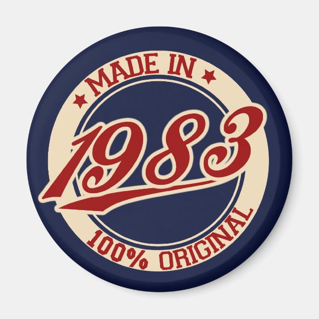 Made in 1983 magnet (Vorne)