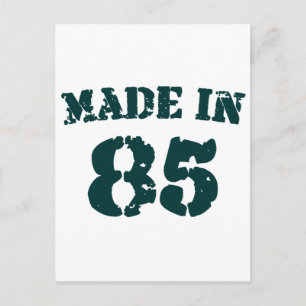 Made in 1985 postkarte