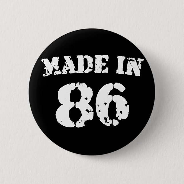 Made in 1986 button (Vorderseite)