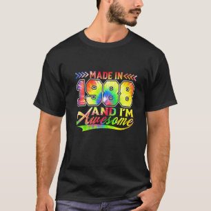 Made in 1988 und ich bin Phantastische Gefärbte Kr T-Shirt