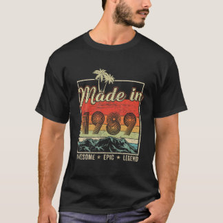 Made in 1989 Phantastisch Epic Legend 33 Geburtsta T-Shirt