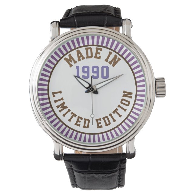 Made in 1990 armbanduhr (Vorderseite)