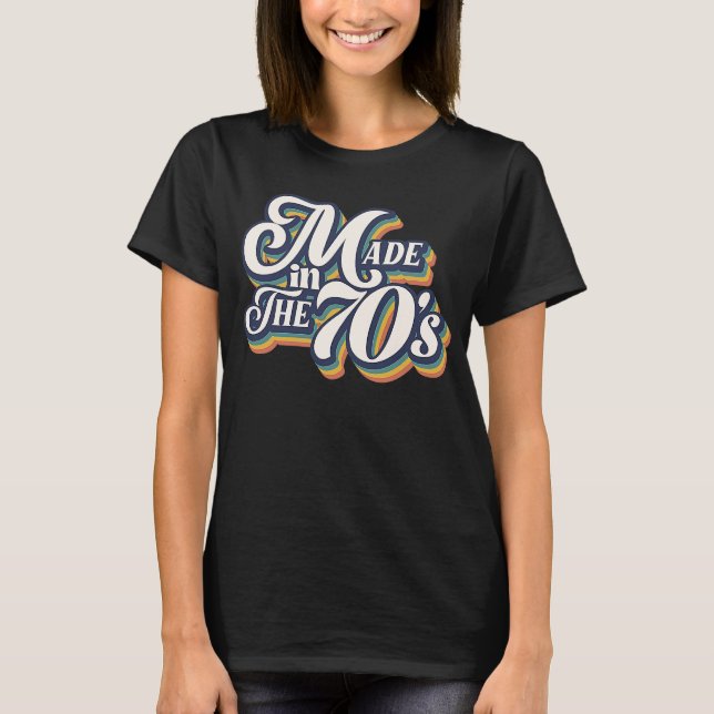 Made in 70er T-Shirt (Vorderseite)