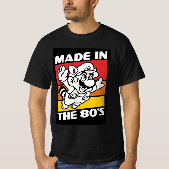 made in 80's Mario  T-Shirt (Vorderseite)