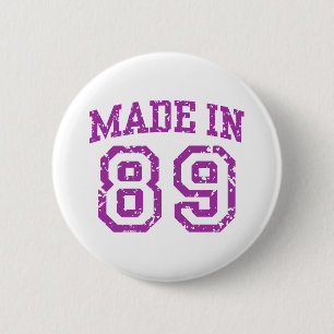 Made in 89 button