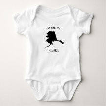 Made in Alaska AK Baby Bodysuit