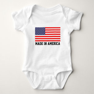 Made in America niedlich Baby Bekleidung Baby Body Strampler