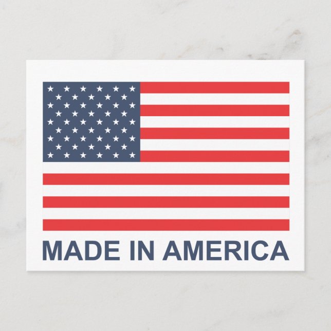 Made in America Postkarte (Vorderseite)