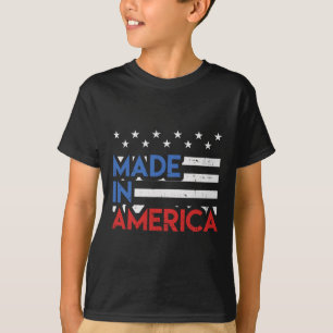 Made in America stolz Niedlich Geboren in USA 4. J T-Shirt