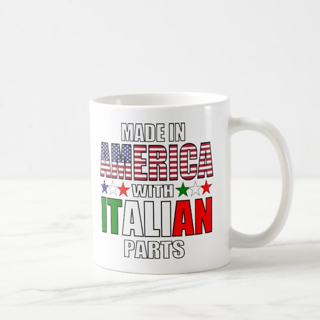 Made in America with Italian Parts Kaffeetasse (Rechts)