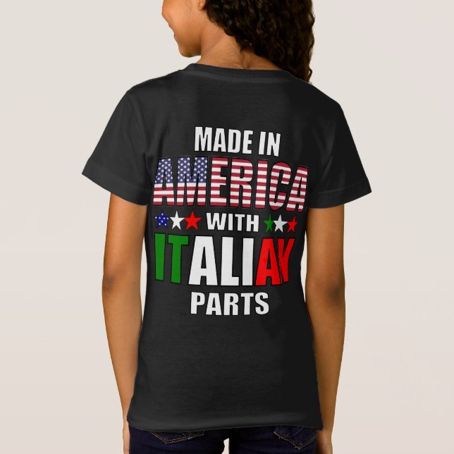 Made in America with Italian Parts T-Shirt (Rückseite)