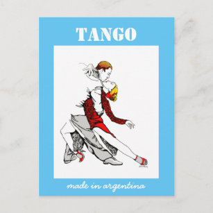 Made in Argentina Tango Postkarte