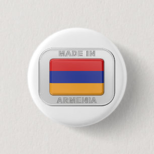 Made in Armenien Button