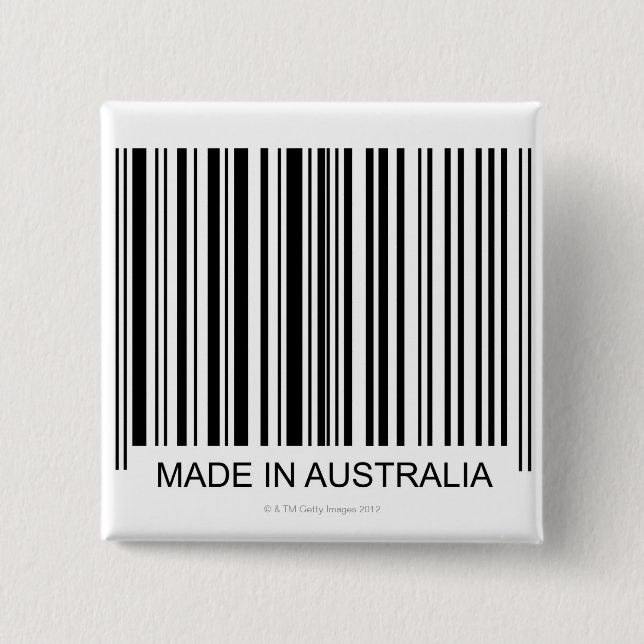Made in Australia Button (Vorderseite)