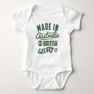 Made in Australia mit British Parts Baby Strampler