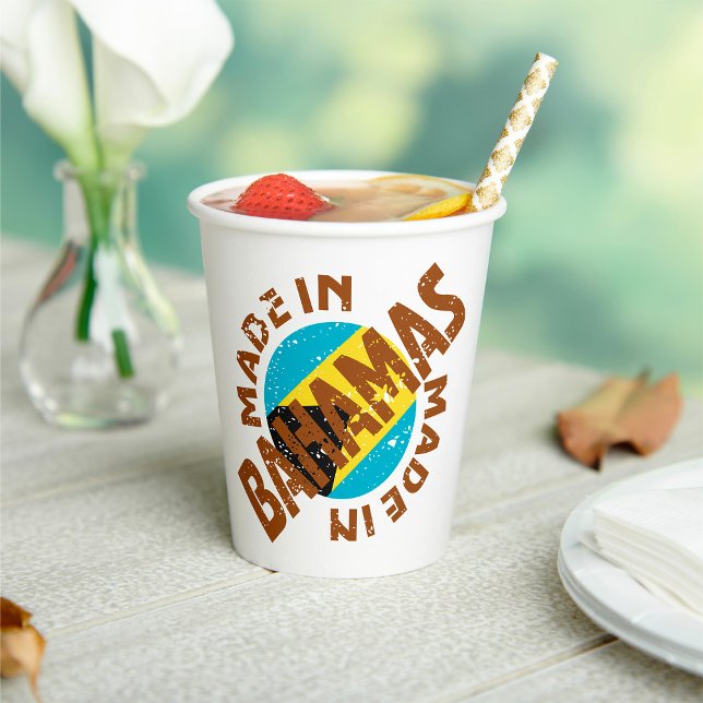 Made in Bahamas Pappbecher (Von Creator hochgeladen)