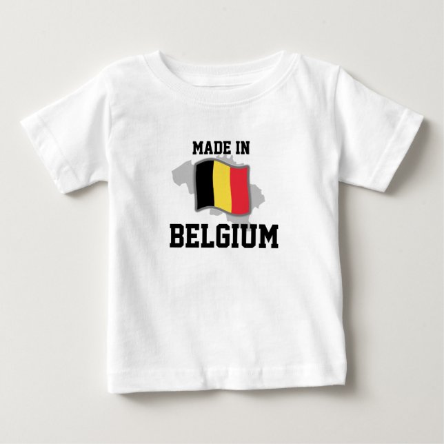 Made in Belgium Baby T-shirt (Vorderseite)