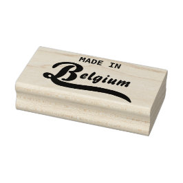 Made in Belgium Gummistempel