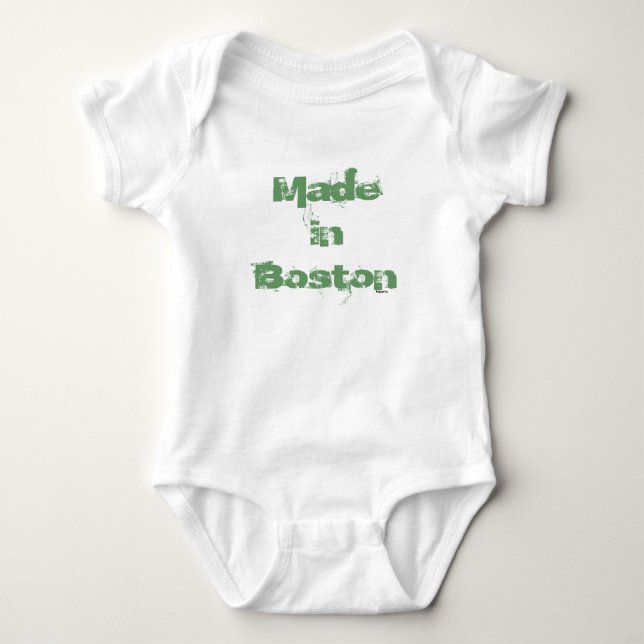 Made in Boston Baby Strampler (Vorderseite)