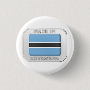 Made in Botswana Button