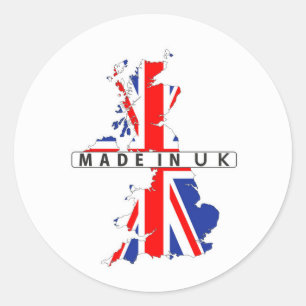 made in british map flag produit étiquette uk