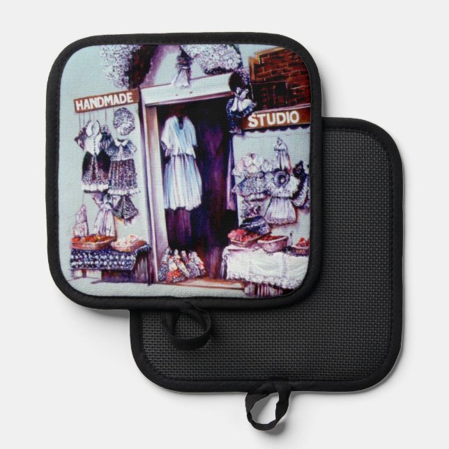 Made in Budapest Topflappen (Vorderseite/Rückseite)