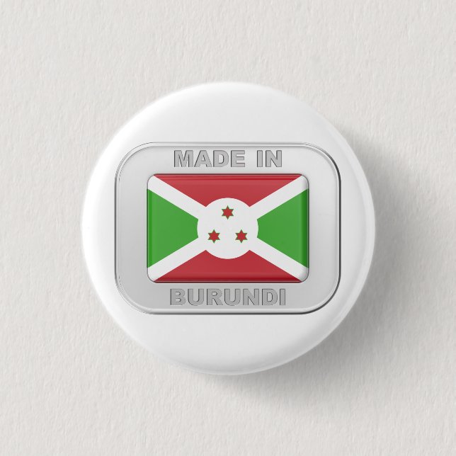 Made in Burundi Button (Vorderseite)
