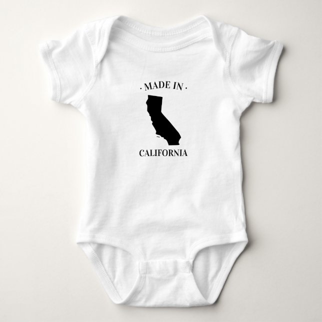 Made in California CA Baby Bodysuit Strampler (Vorderseite)