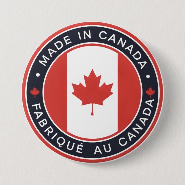 Made in Canada Button (Vorderseite)