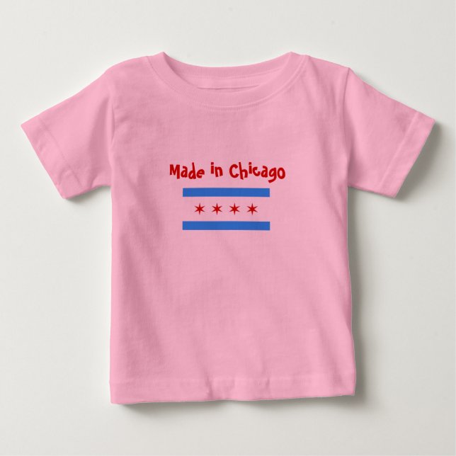 Made in Chicago Baby T-shirt (Vorderseite)