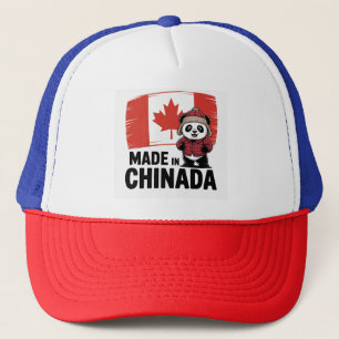 Made in Chinada Panda - Chinese Canadian Truckerkappe