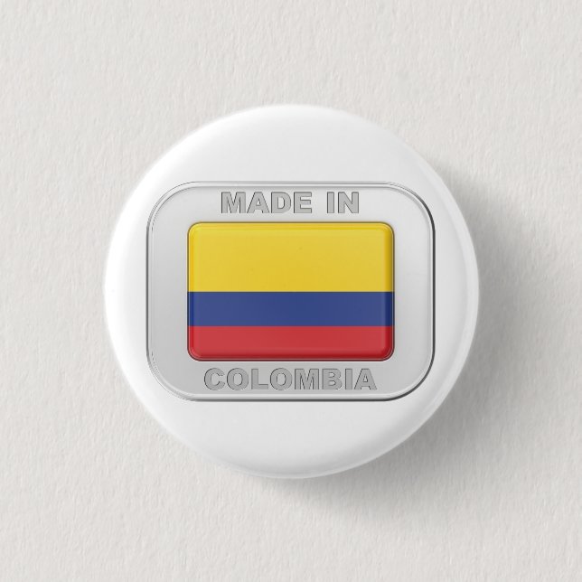 Made in Colombia Button (Vorderseite)