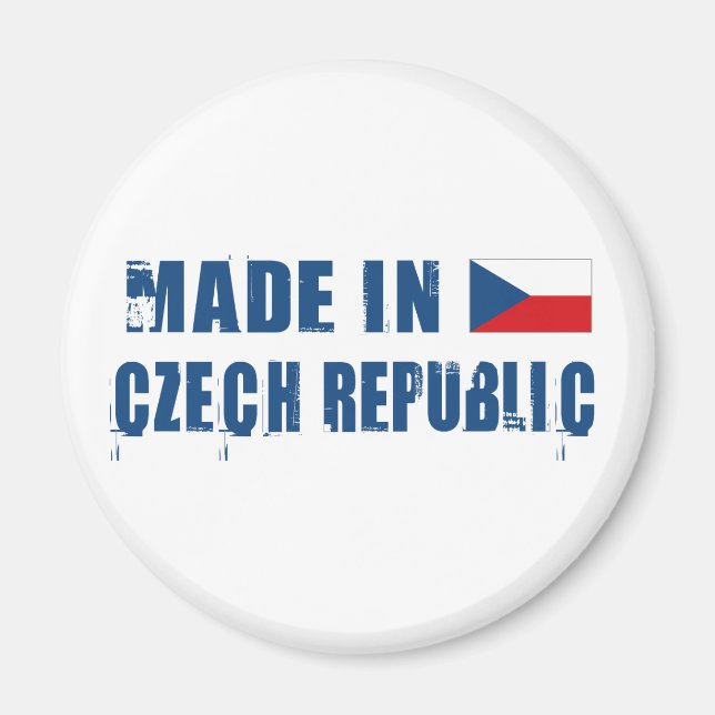 Made in Czech Republic Magnet (Vorne)