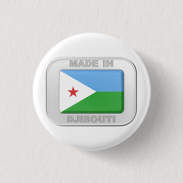Made in Dschibuti Button (Vorderseite)