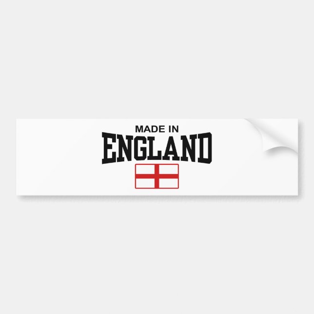 Made in England Autoaufkleber (Vorne)