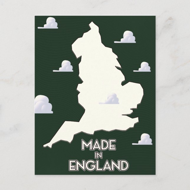 Made in England Postkarte (Vorderseite)