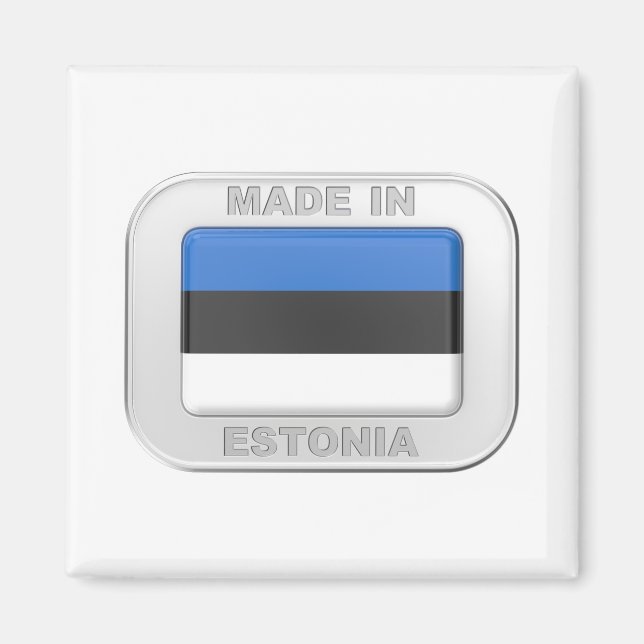 Made in Estland Magnet (Vorne)