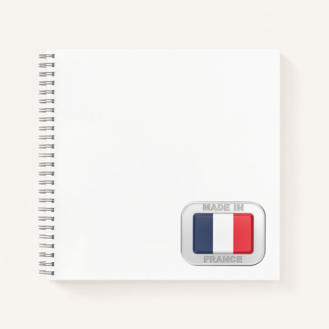 Made in France Notizbuch (Vorderseite)