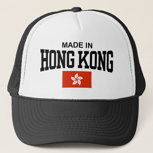 Made in Hong Kong Truckerkappe (Vorderseite)