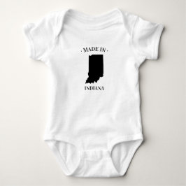 Made in Indiana IN Baby Bodysuit Baby Strampler
