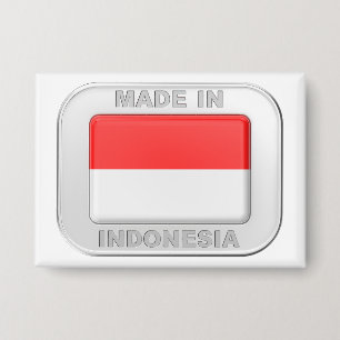 Made in Indonesia Button