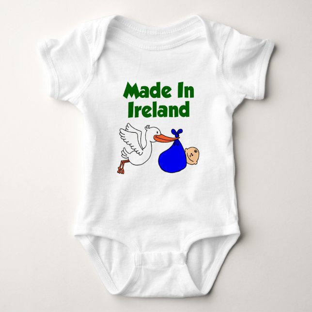 Made in Ireland (Boy) Baby Strampler (Vorderseite)