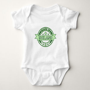 Made in Ireland St Patrick's Day Baby Strampler