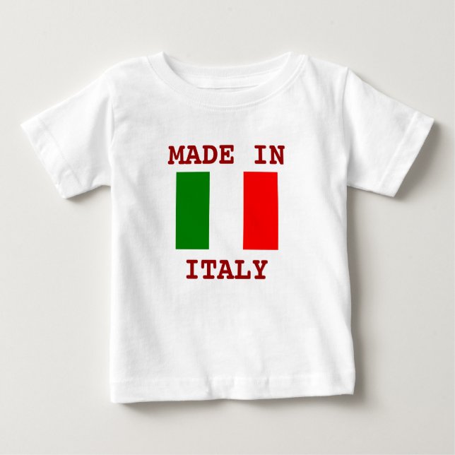 Made in Italy Baby T-shirt (Vorderseite)