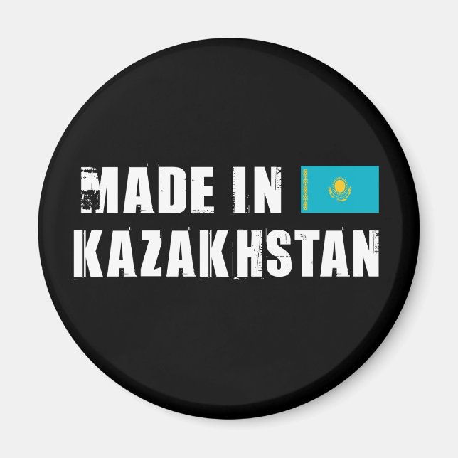Made in Kasachstan Magnet (Vorne)