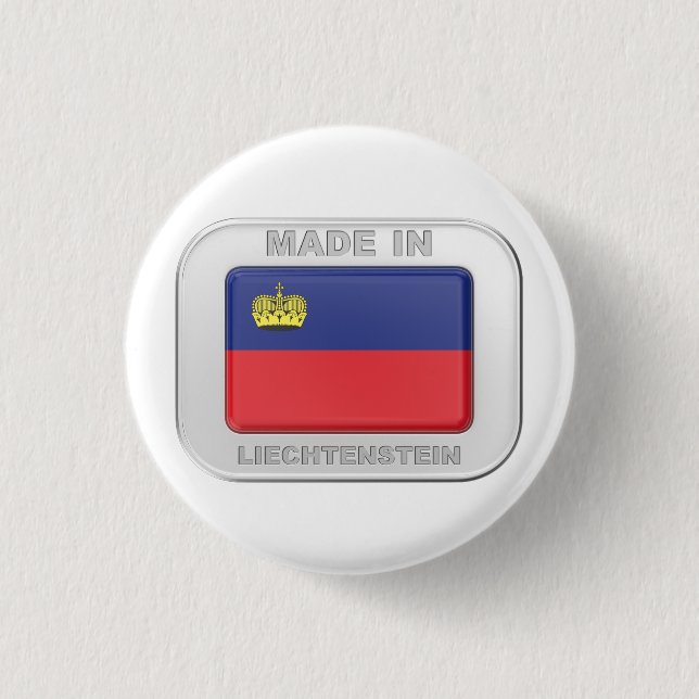 Made in Liechtenstein Button (Vorderseite)