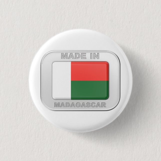 Made in Madagaskar Button (Vorderseite)